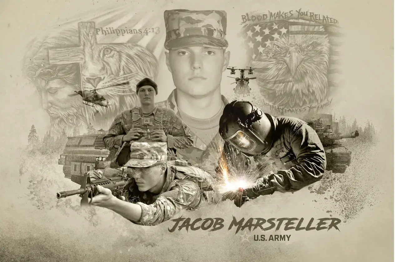 military poster design